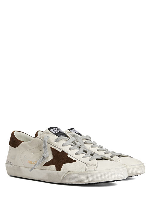 Coffee-White Golden Goose Coffee-White Men Super Star Brown