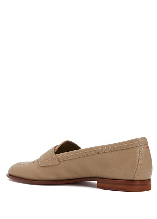 Marlena Vizon Dikiş Detaylı Kadın Deri Loafer - Görsel 4