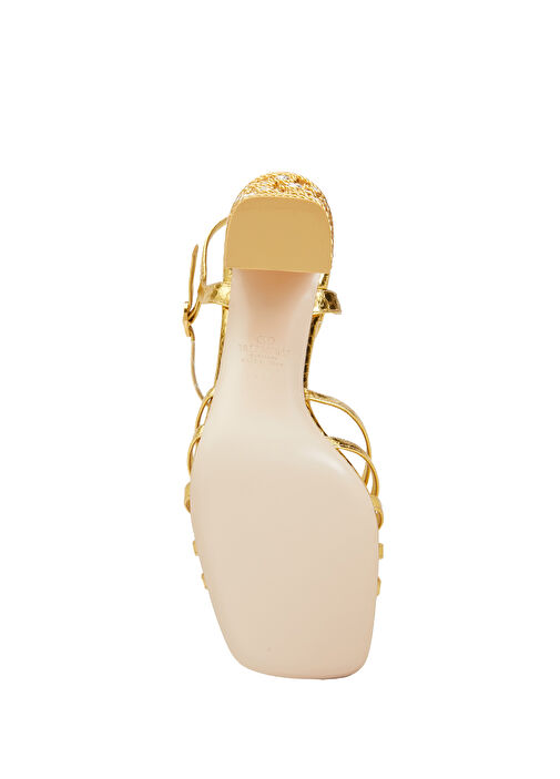 Gold Kadın Deri Sandalet - Görsel 6