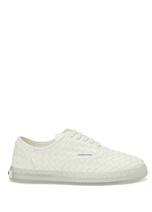 Bottega Veneta Beyaz Bottega Veneta Deri Kadın Sneaker