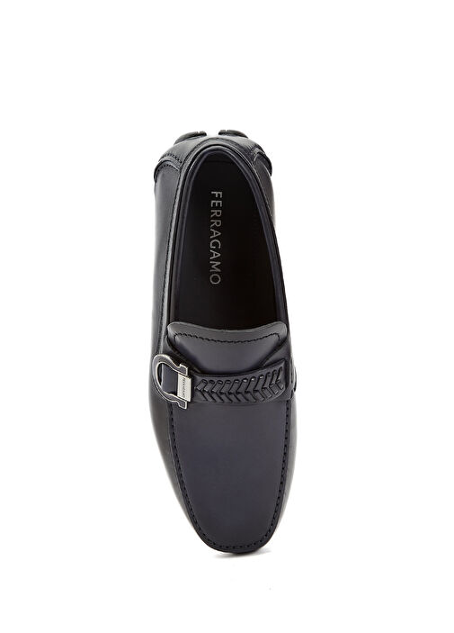 Lacivert Erkek Deri Driver - Görsel 5