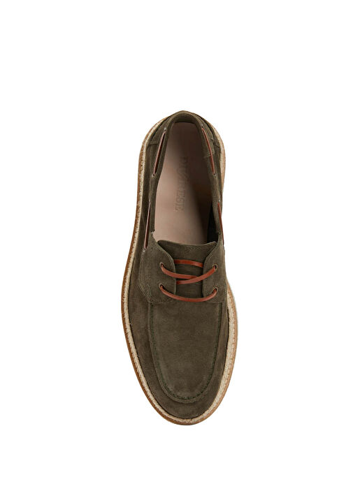 Haki Erkek Deri Ayakkabı - Görsel 5