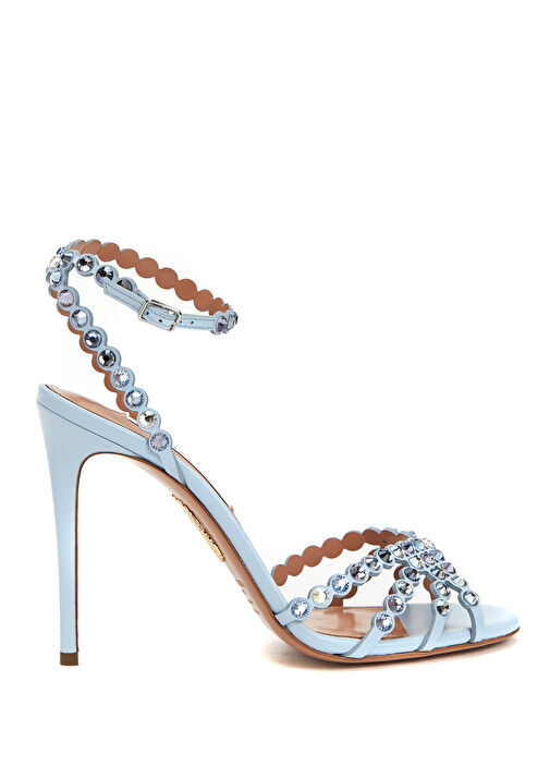 Tequila Açık Mavi Kadın Deri Sandalet - Görsel 2