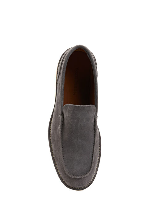 Gri Erkek Deri Loafer - Görsel 5
