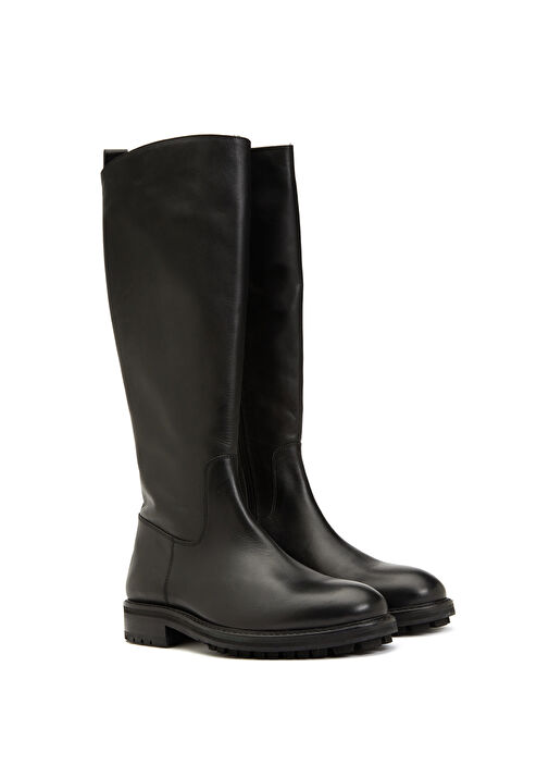 Siyah Kadın Deri Çizme - Görsel 10