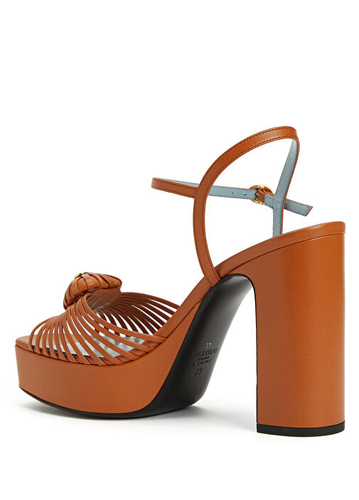 Taba Kadın Deri Sandalet - Görsel 4