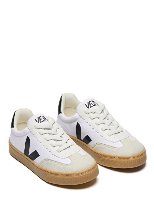 Small Volley Beyaz Çocuk Organik Pamuk Sneaker - Görsel 3