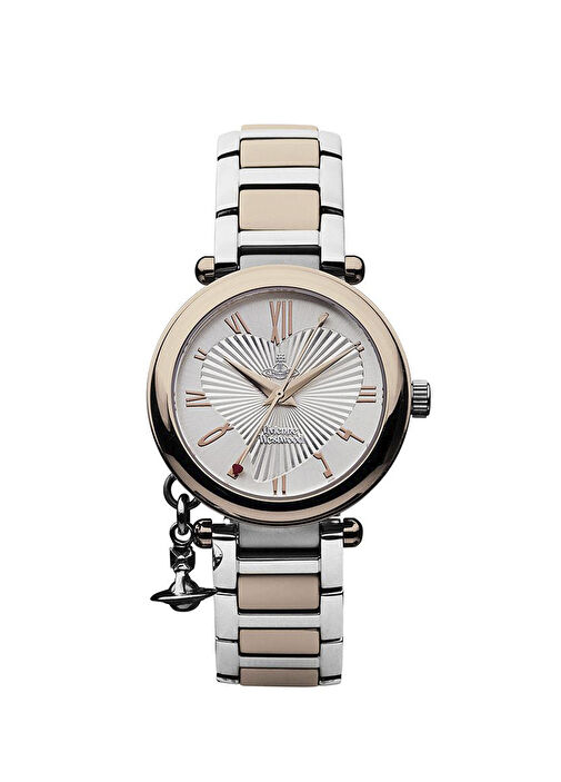 RUNA Vivienne Westwood Vivienne Westwood Kadın VV 006 Orb Siyah Deri Saat, Siyah