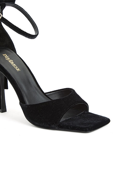 Siyah Bantlı Kadın Sandalet - Görsel 7