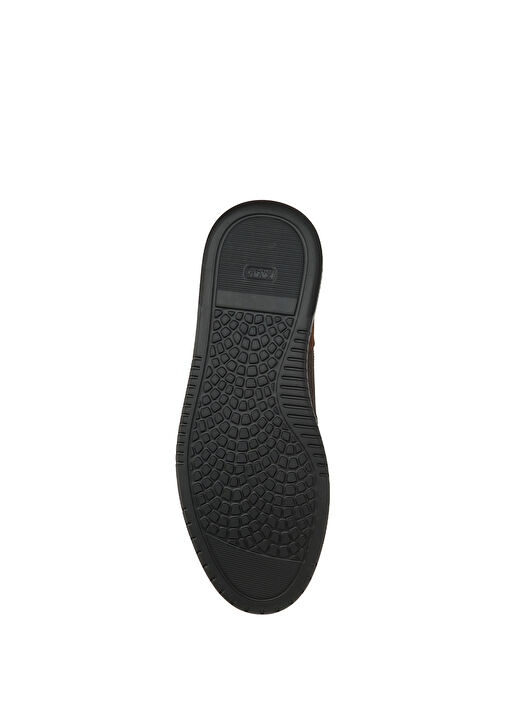Kahverengi Erkek Deri Sneaker - Görsel 6