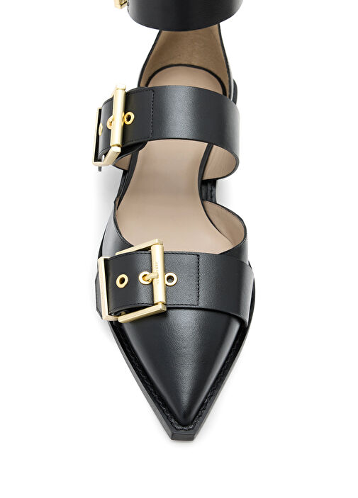 Siyah Deri Babet - Görsel 5