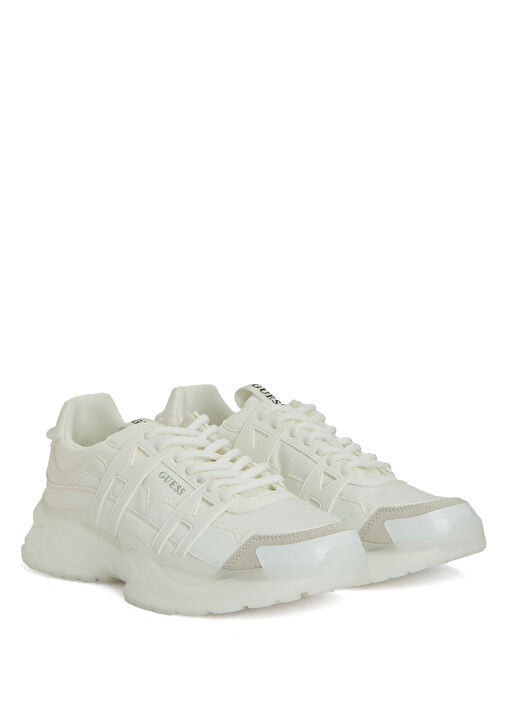 Bellu Beyaz Erkek Sneaker - Görsel 3