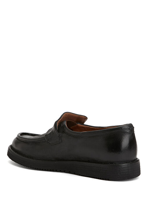 Siyah Erkek Deri Loafer - Görsel 4