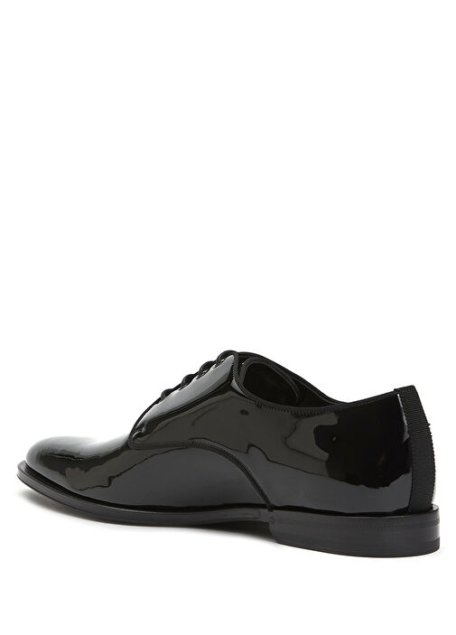 Siyah Deri Smokin Ayakkabısı - Görsel 4