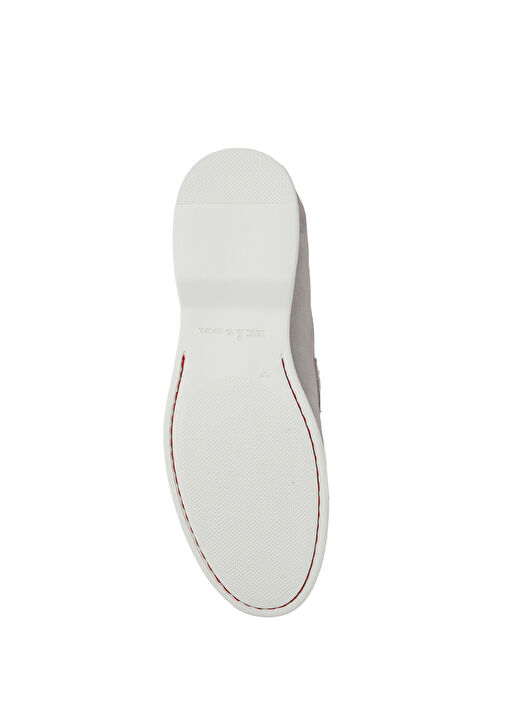 Açık Gri Erkek Deri Loafer - Görsel 6