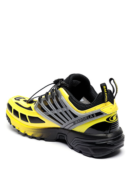 Siyah Sarı Kadın Sneaker - Görsel 5