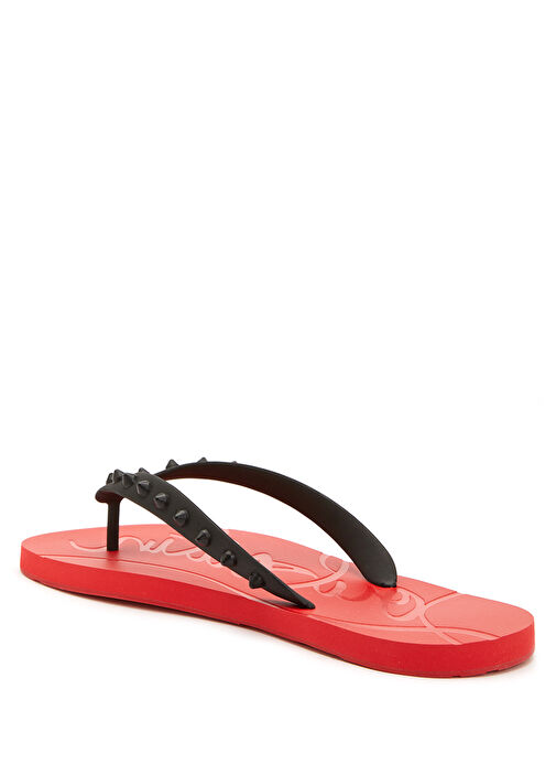 Kırmızı Siyah Troklu Erkek Terlik - Görsel 4