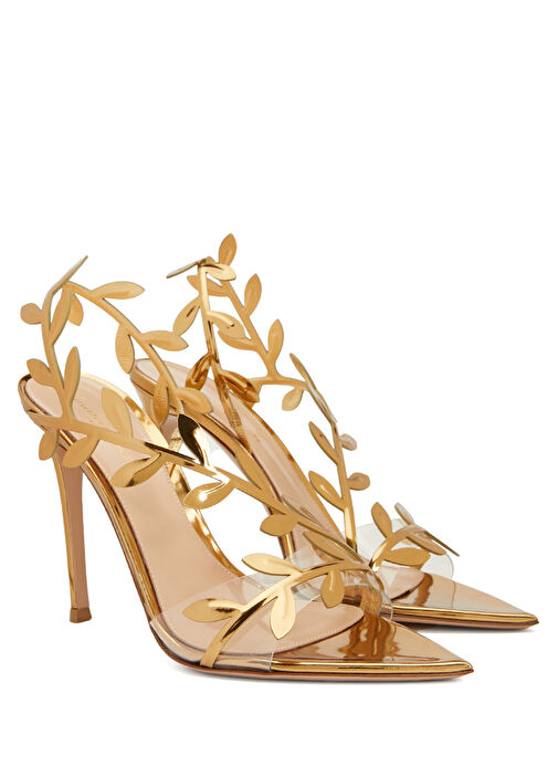 Gold Kadın Deri Sandalet - Görsel 3