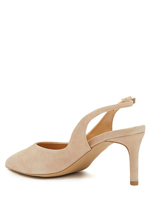 Vizon Kadın Süet Topuklu Ayakkabı - Görsel 4