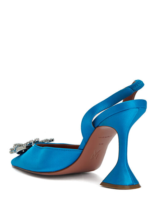 Beymen Reborn Beymen Reborn Mavi Amina Muaddi Topuklu Ayakkabı Beymen'de! Mavi - 4. görsel