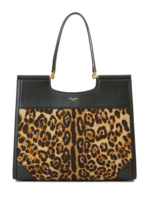 Dolce&Gabbana - Sicily Leopar Desenli Kadın Çanta - Leopar