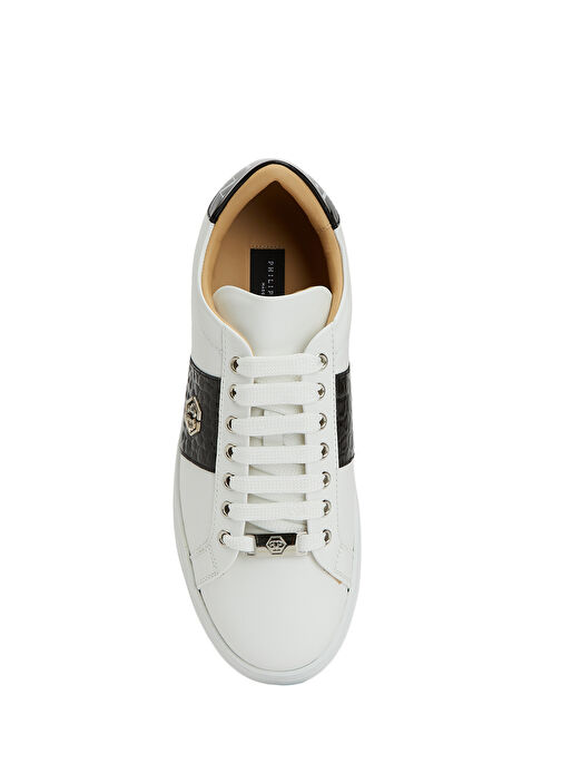 Beyaz Erkek Deri Sneaker - Görsel 5