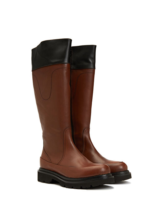 George Hogg George Hogg Taba Siyah Kadın Deri Çizme Bot | Beymen Taba - 3. görsel