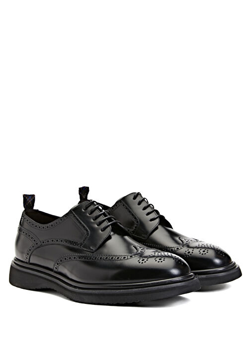 Siyah Erkek Deri Ayakkabı - Görsel 3