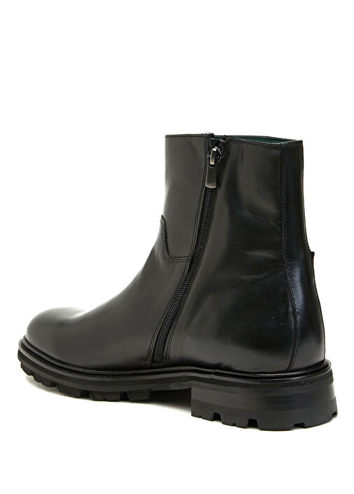 Siyah Erkek Deri Bot - Görsel 4
