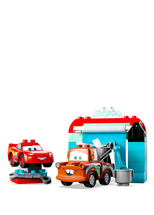 10996 Duplo im ek McQueen ve Mater in Oto Y kama E lencesi Yap Oyunca