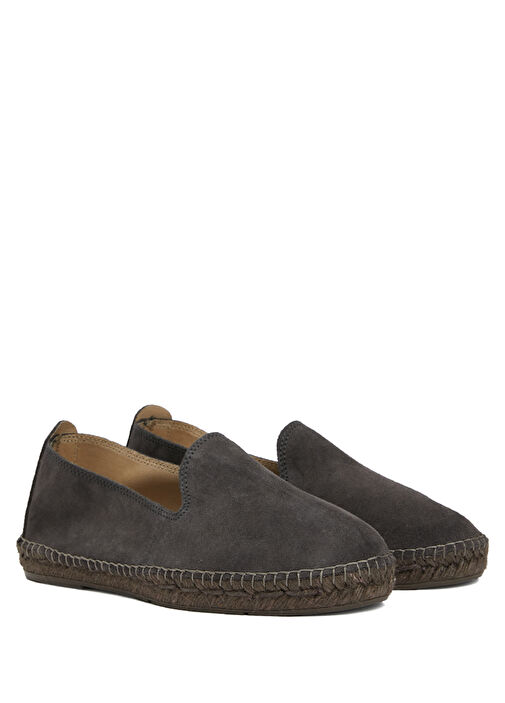 Hamptons Gri Erkek Süet Espadril - Görsel 3