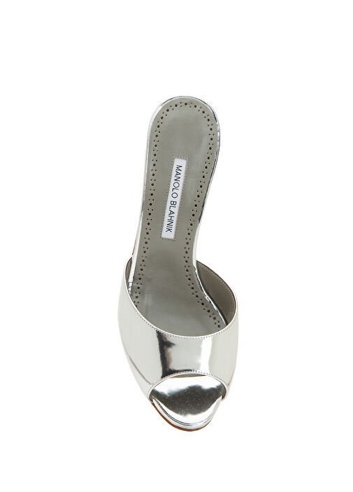 Astucla Silver Kadın Deri Terlik - Görsel 5