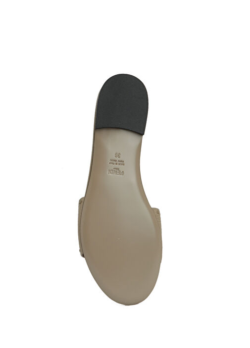 Vizon Kadın Deri Terlik - Görsel 6