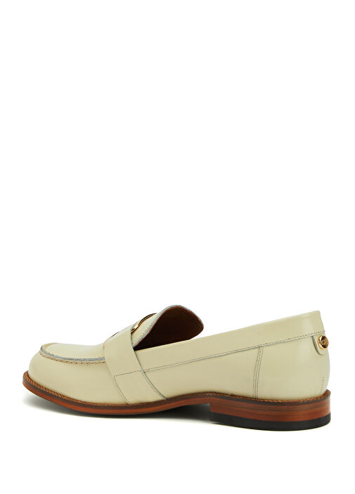 Sarı Kadın Deri Loafer - Görsel 4