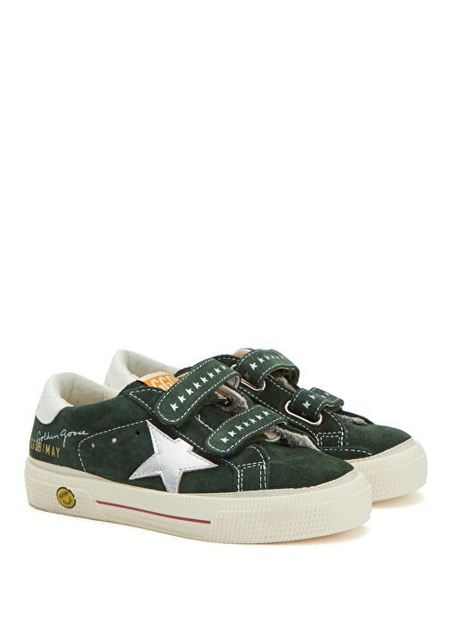 May Yeşil Çocuk Süet Sneaker - Görsel 3