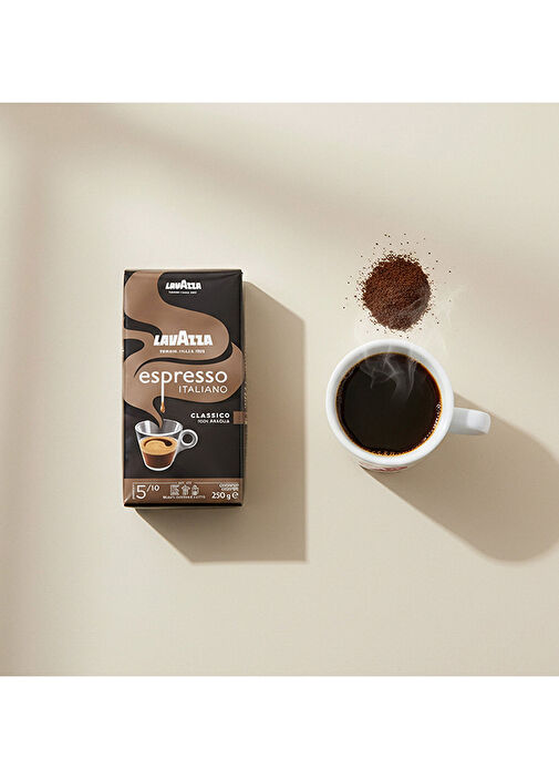 Lavazza - Espresso Classico Italiano Filtre Kahve 250 gr - Siyah