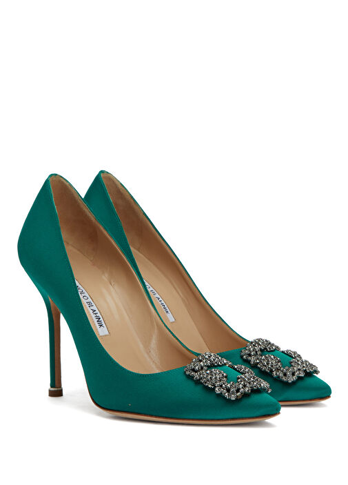 Beymen Reborn Beymen Reborn Yeşil Manolo Blahnik Topuklu Ayakkabı Beymen'de! Yeşil - 3. görsel