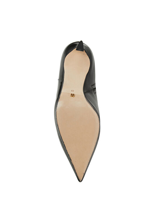 Siyah Aksesuar Detaylı Kadın Deri Bot - Görsel 6