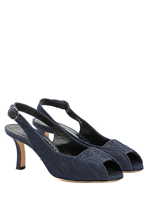 Lonike Den Mavi Kadın Denim Sandalet - Görsel 3