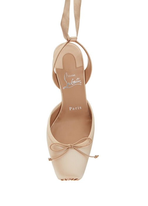 Cassia Nude İpek Topuklu Ayakkabı - Görsel 5