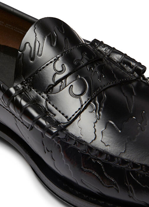 Siyah Erkek Deri Loafer - Görsel 7