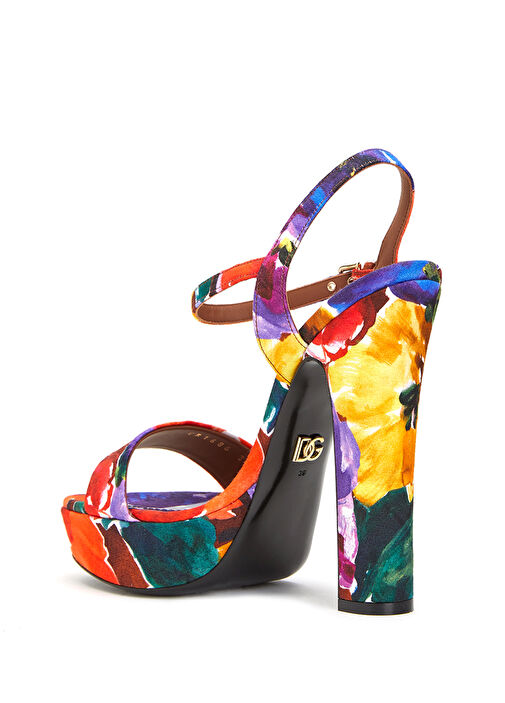 Brocade Colorblocked Kadın Sandalet - Görsel 4