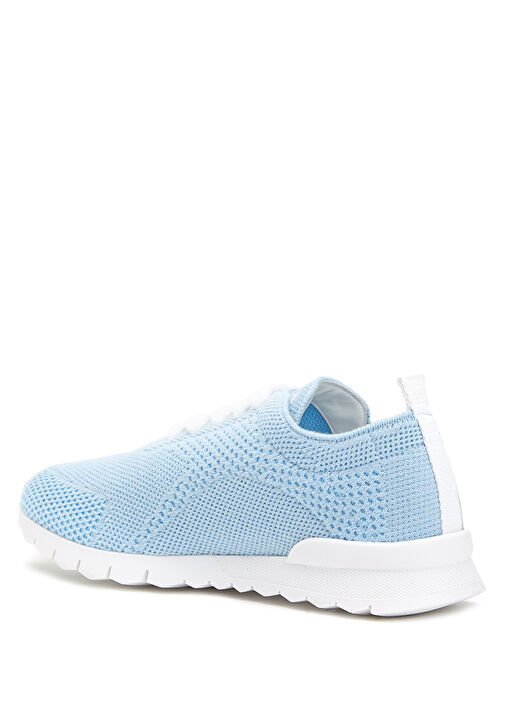 Açık Mavi Logolu Kadın Kaşmir Sneaker - Görsel 4