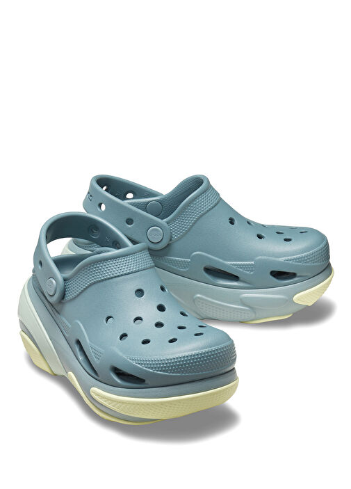 Bubble Crush Clog Gri Yeşil Kadın Terlik - Görsel 3