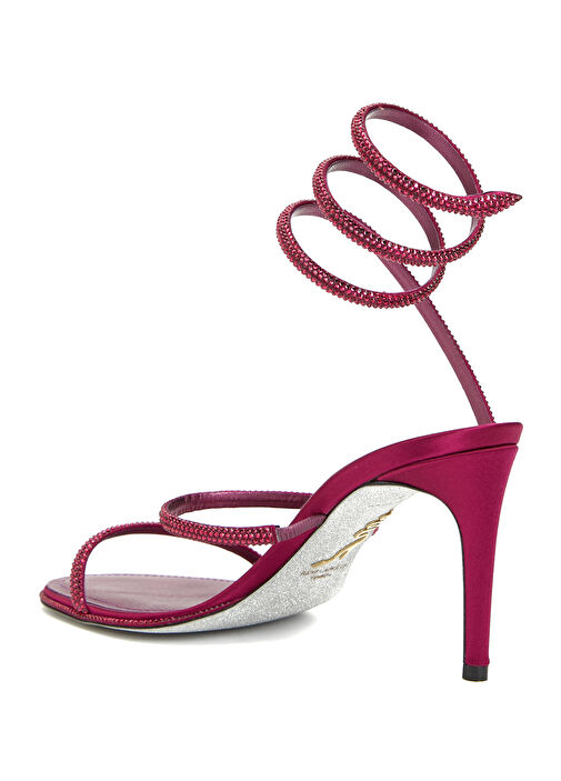 Bordo Kadın Sandalet - Görsel 4