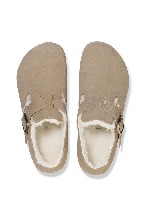 London VL Vizon Shearling Kadın Deri Loafer - Görsel 6