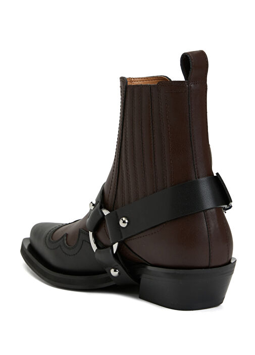 Koyu Kahverengi Kadın Bot - Görsel 4