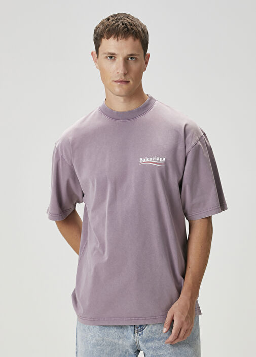 Purple Balenciaga Purple Men Medium Fit Political Campaign