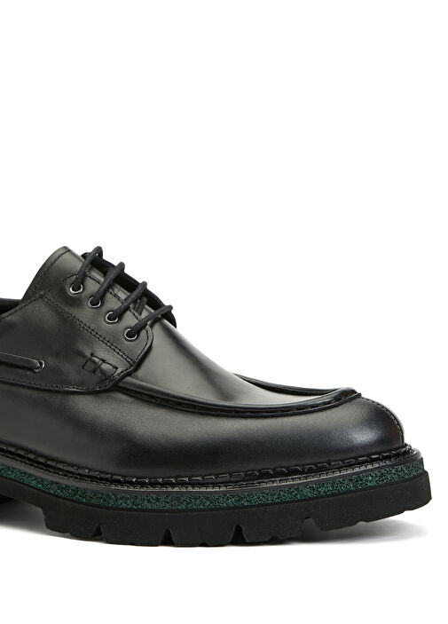 Siyah Erkek Deri Ayakkabı - Görsel 7