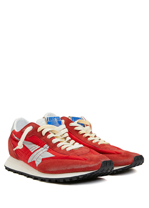 Marathon Gri Kırmızı Erkek Sneaker - Görsel 3